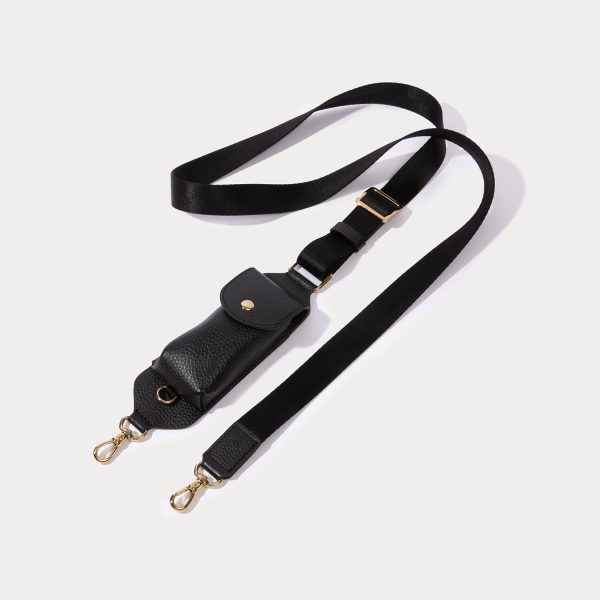 Lana Key Crossbody Strap - Black Gold Discount