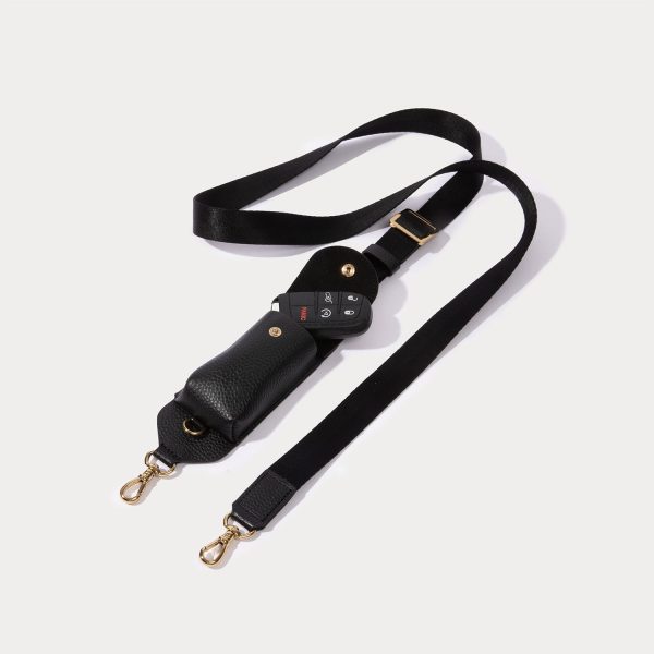 Lana Key Crossbody Strap - Black Gold Discount - Image 4