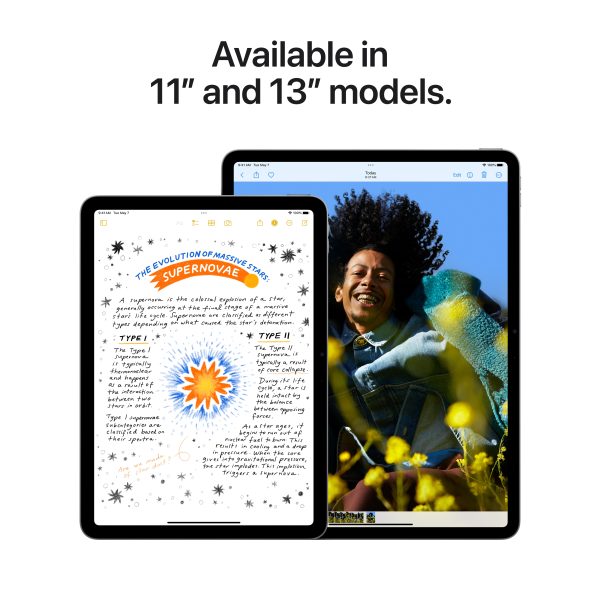 (Open Box) Apple 13-in iPad Air (M2) Wi-Fi + Cellular 128GB - Purple - MV6U3LL A (May 2024) Sale - Image 5