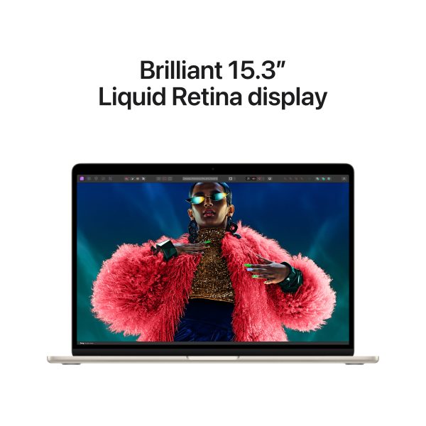 (Open Box) Apple MacBook Air 15-in M3 8C CPU - 10C GPU, 8GB 256GB, Starlight - MRYR3LL A (Spring 2024) For Discount - Image 5